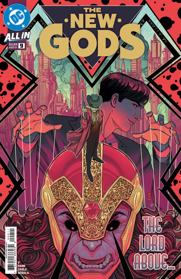 DC COMICS NEW GODS #9 (OF 12)
Comic book cover of 'The New Gods' with a character wearing a mask and intricate design.