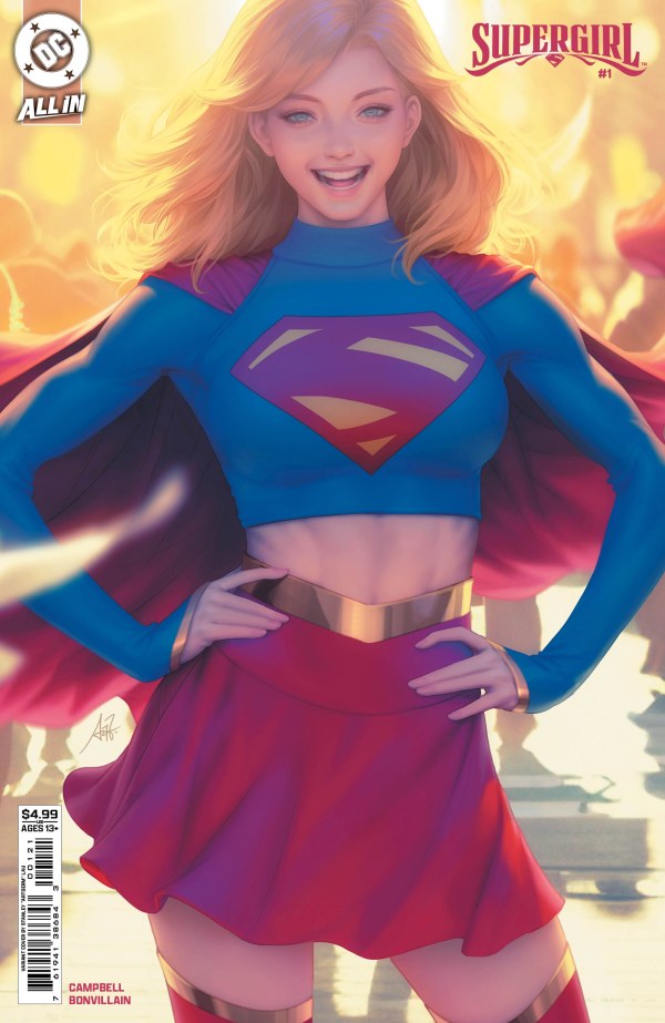 DC COMICS SUPERGIRL #1 Cover B Stanley 'Artgerm' Lau Variant