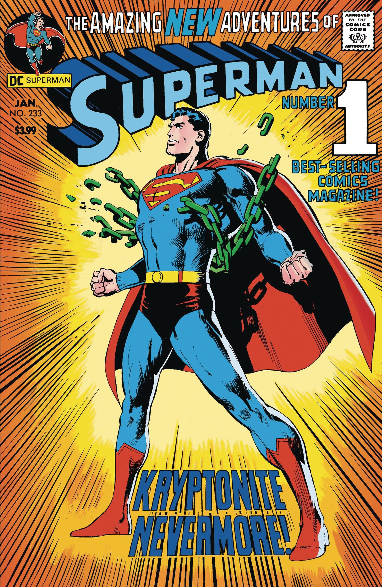 DC COMICS SUPERMAN #233 FACSIMILE EDITION