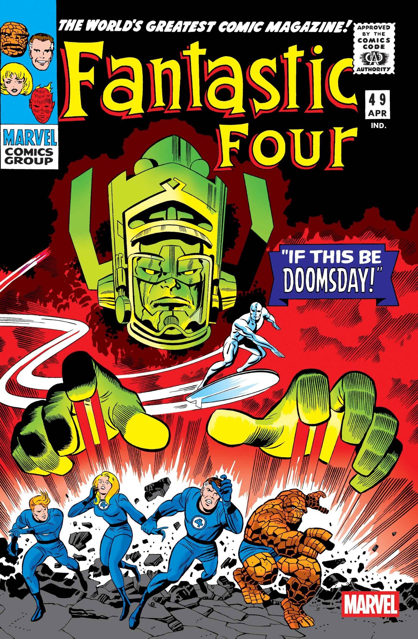 MARVEL COMICS FANTASTIC FOUR #49 FACSIMILE EDITION
