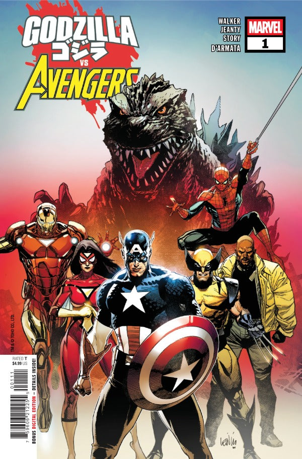 MARVEL COMICS GODZILLA VS AVENGERS #1