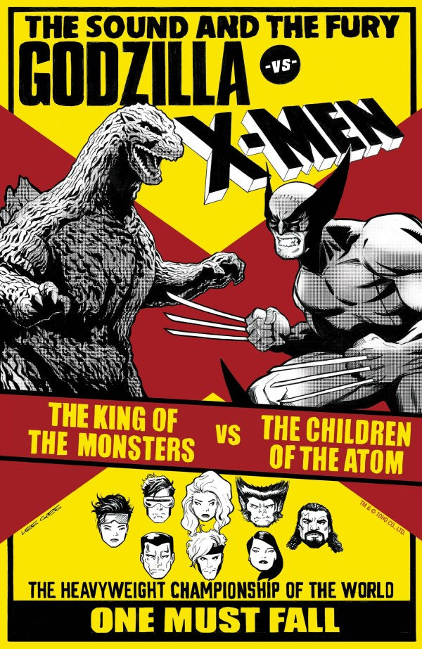 MARVEL COMICS GODZILLA VS X-MEN #1 Cover D Lee Garbett Versus Variant