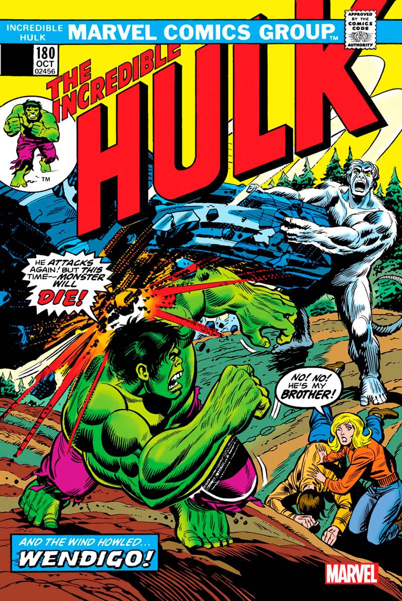 INCREDIBLE HULK #180 FACSIMILE EDITION