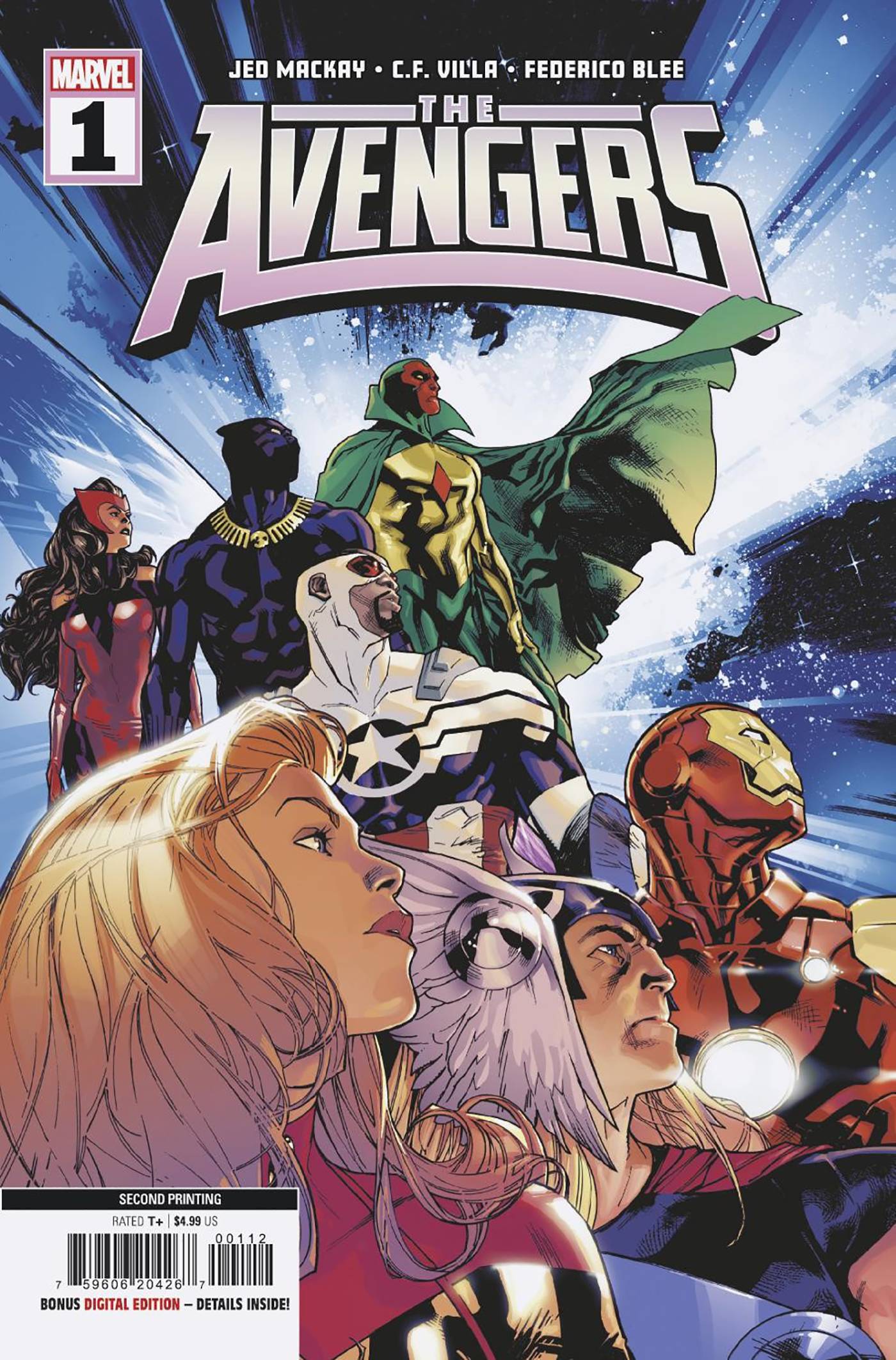AVENGERS #1 2ND PTG