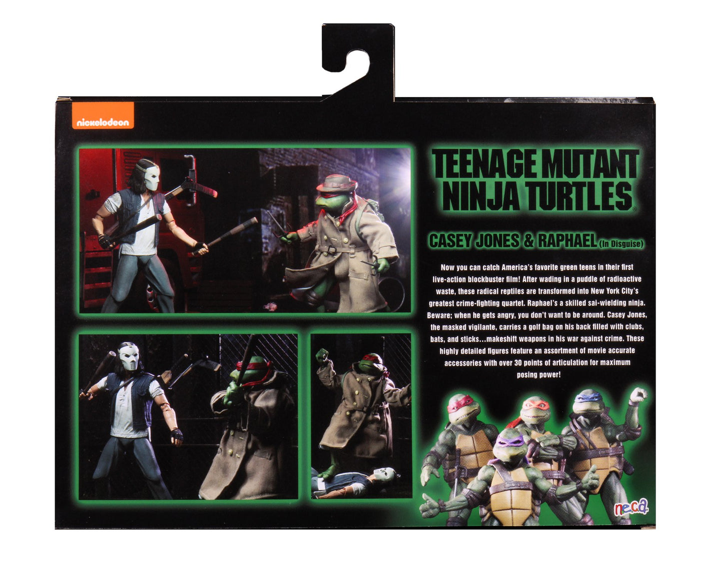 NECA TMNT Casey Jones & Raphael (Disguise)