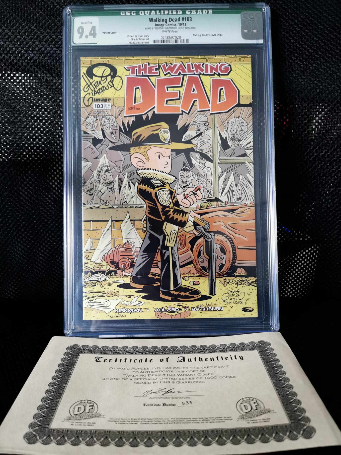 The Walking Dead #103 Variant Giarrusso CGC 9.4