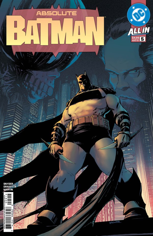 DC COMICS ABSOLUTE BATMAN #5 - 4TH PRINTING
Comic book cover featuring Batman with 'Absolute Batman' title and DC logo.