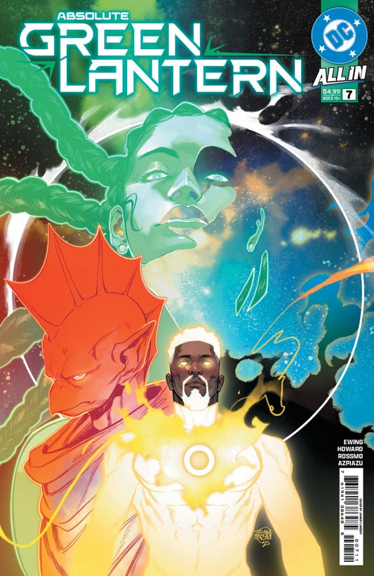 DC COMICS ABSOLUTE GREEN LANTERN #7
Comic book cover featuring characters from 'Absolute Green Lantern' with colorful design elements.