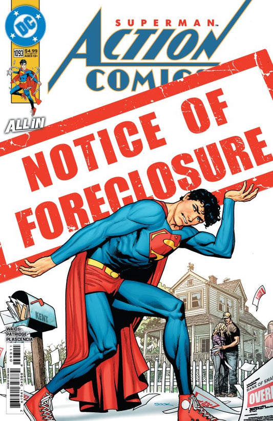 DC COMICS ACTION COMICS #1093
Superman comic book cover with 'Notice of Foreclosure' text