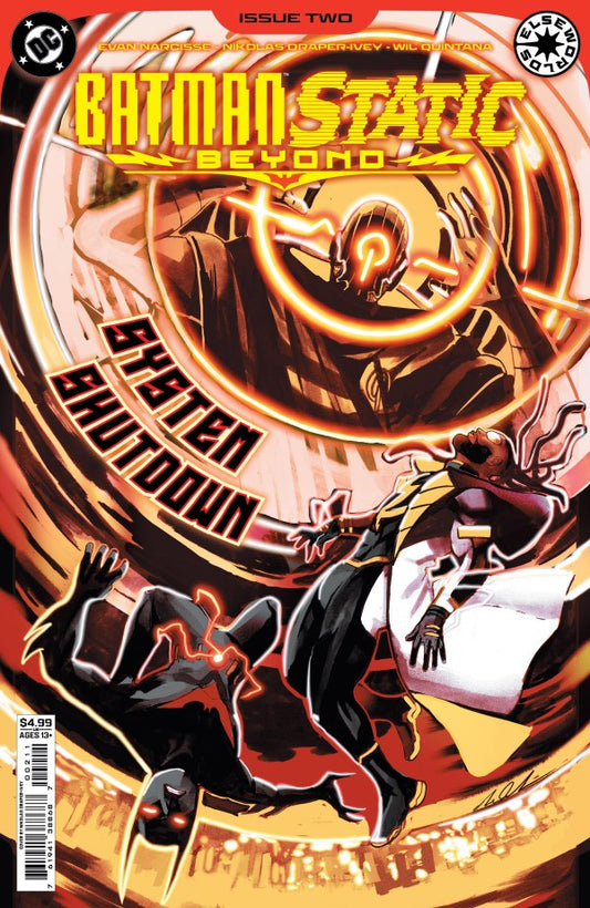 DC COMICS BATMAN / STATIC: BEYOND #2
Comic book cover of 'Batman: Static Beyond' with dynamic art and text.
