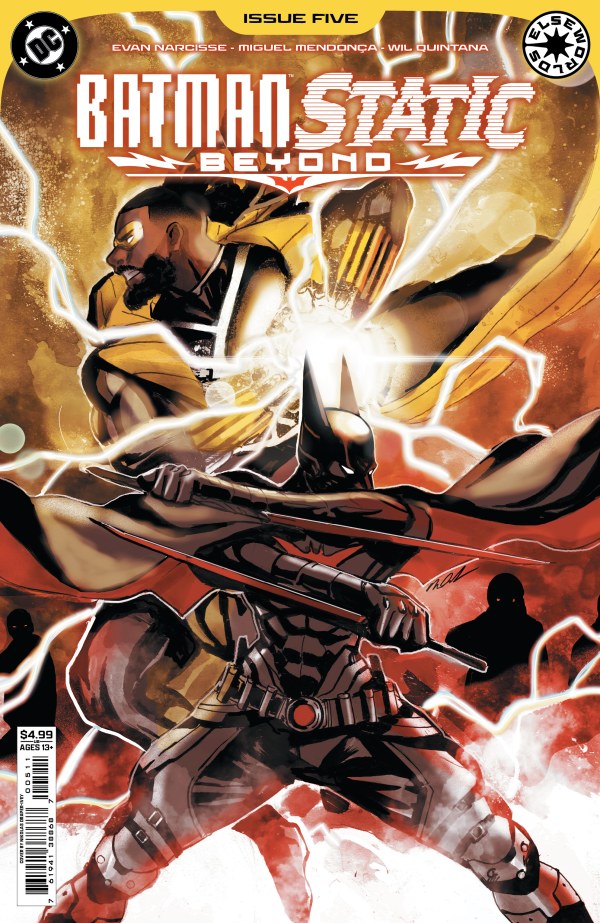 DC COMICS BATMAN / STATIC: BEYOND #5
Comic book cover of 'Batman: Static Beyond' with dynamic superhero action.