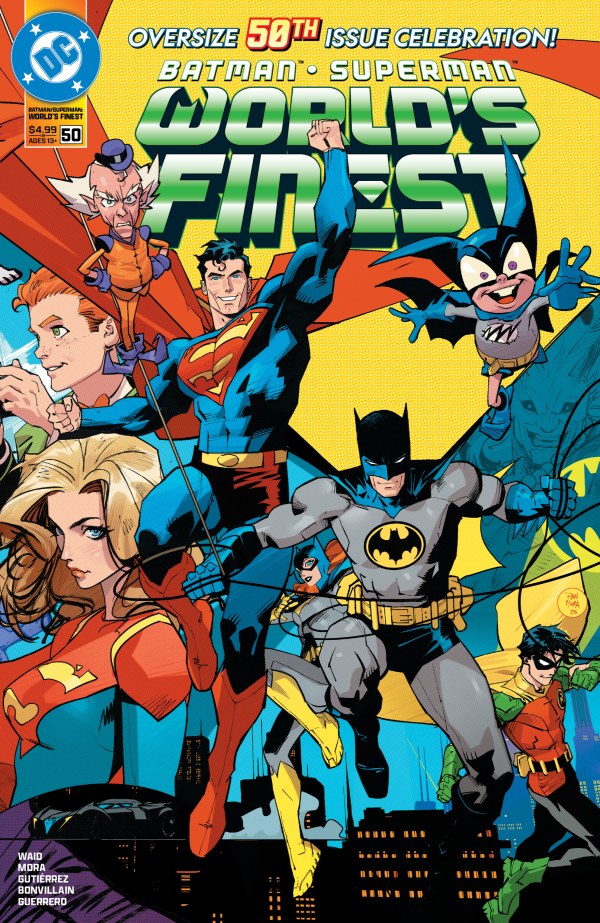 BATMAN / SUPERMAN: WORLD'S FINEST #50
Comic book cover featuring Batman and Superman with colorful background