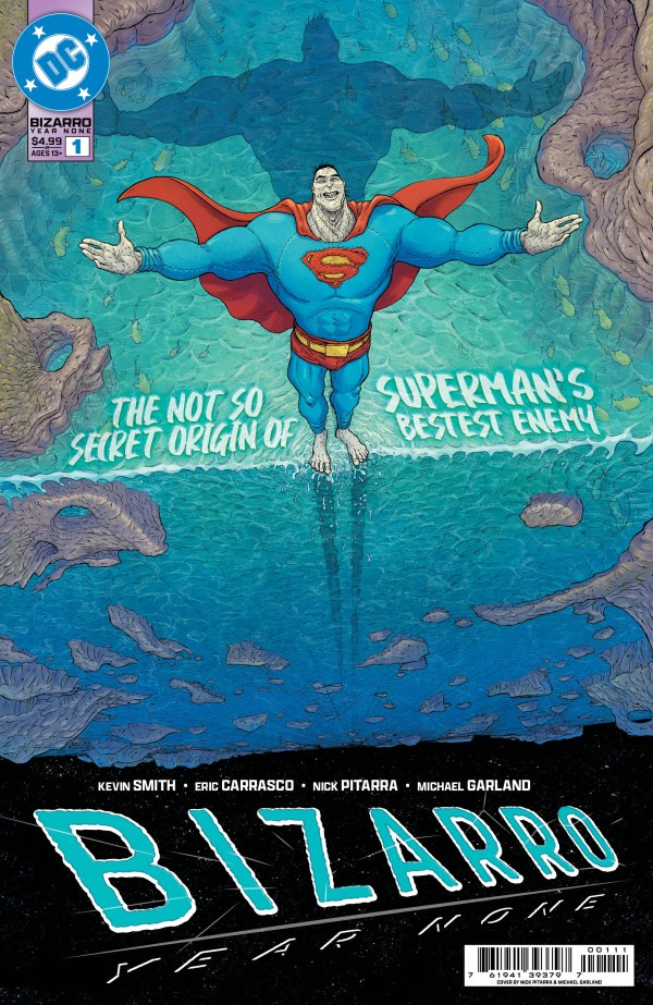 DC COMICS BIZARRO: YEAR NONE #1
Comic book cover featuring Superman with text about Bizarro, DC Comics logo visible