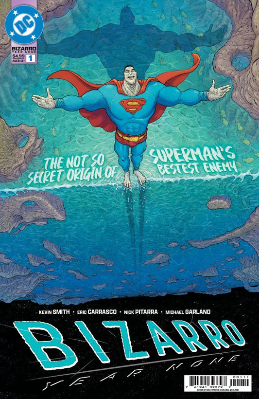 DC COMICS BIZARRO: YEAR NONE #1
Comic book cover featuring Superman with text about Bizarro, DC Comics logo visible