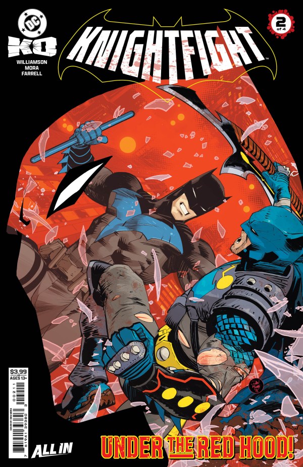 DC COMICS DC K.O.: KNIGHTFIGHT #2
Comic book cover featuring a superhero in action with 'Knightfight' branding.