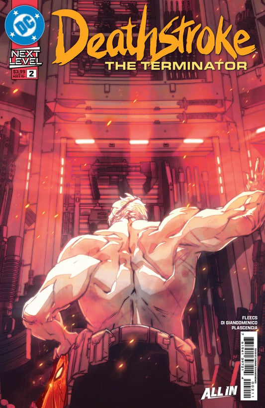 DC COMICS DEATHSTROKE: THE TERMINATOR #2
Comic book cover featuring a muscular figure with 'Deathstroke: The Terminator' title