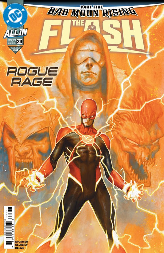 DC COMICS FLASH #23
Comic book cover featuring The Flash with orange and red color scheme
