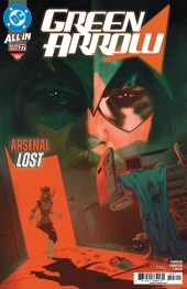 DC COMICS GREEN ARROW #27
Comic book cover featuring Green Arrow with a green hood and orange outfit.