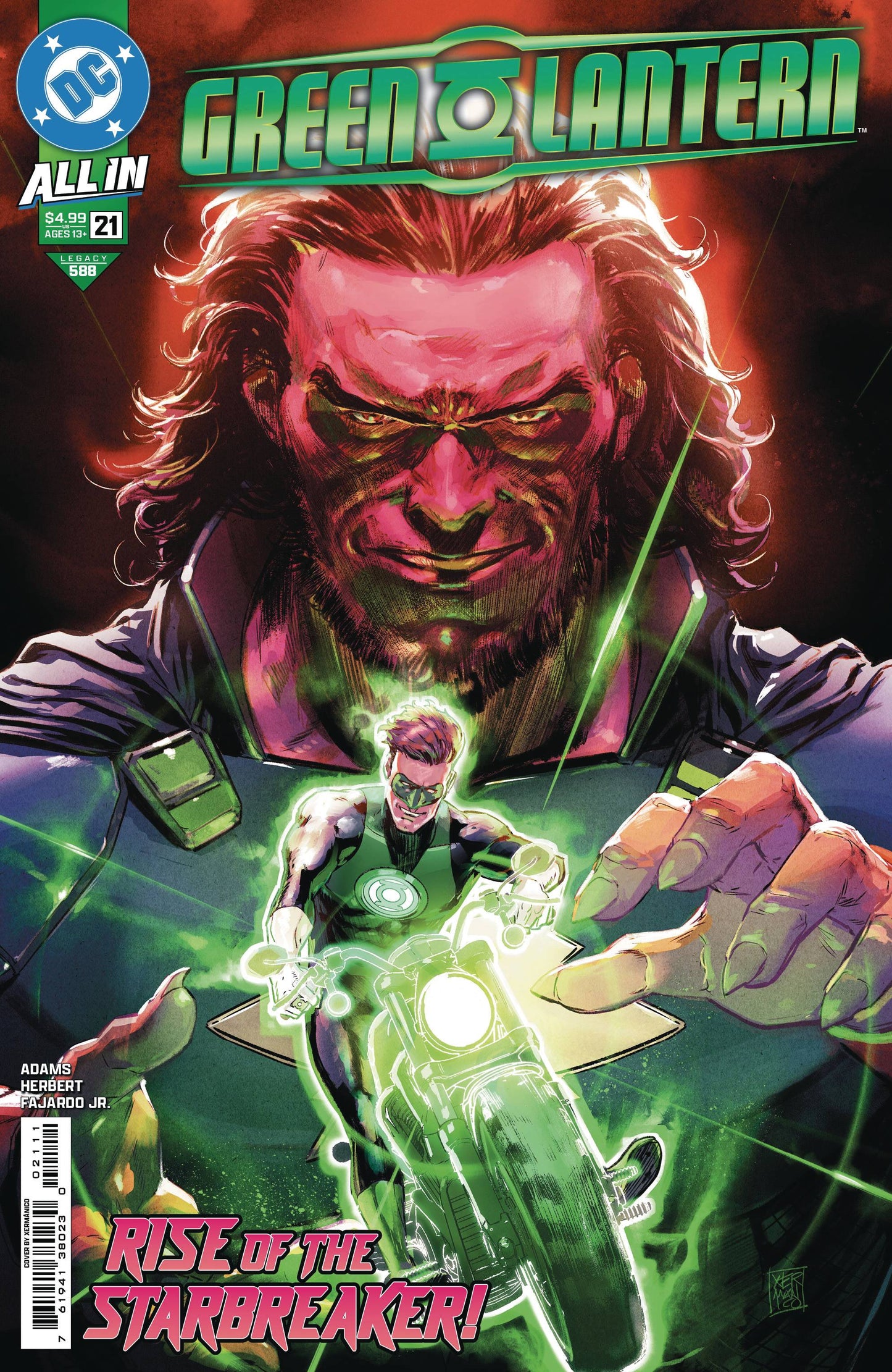 DC COMICS GREEN LANTERN #21