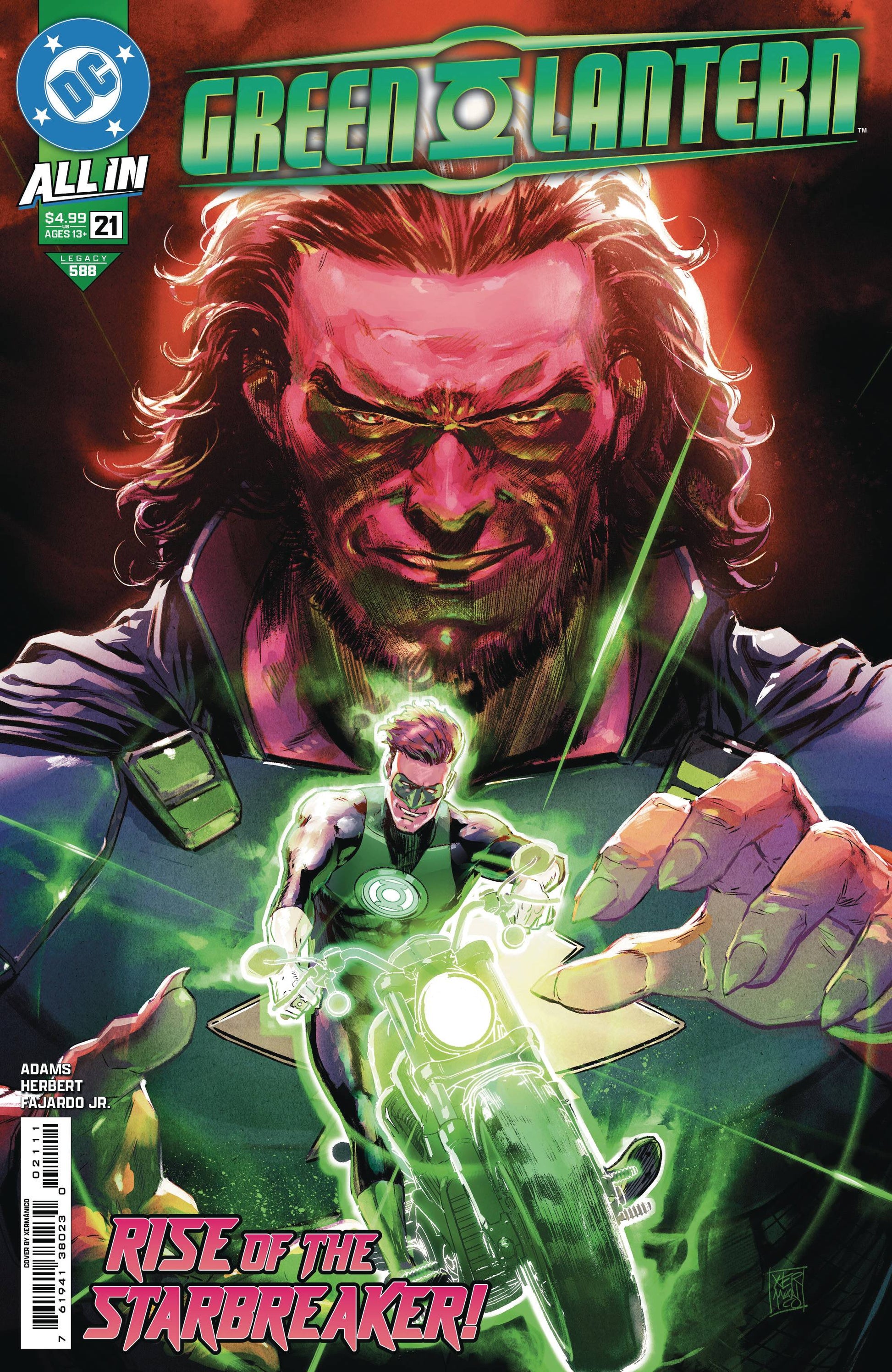 DC COMICS GREEN LANTERN #21