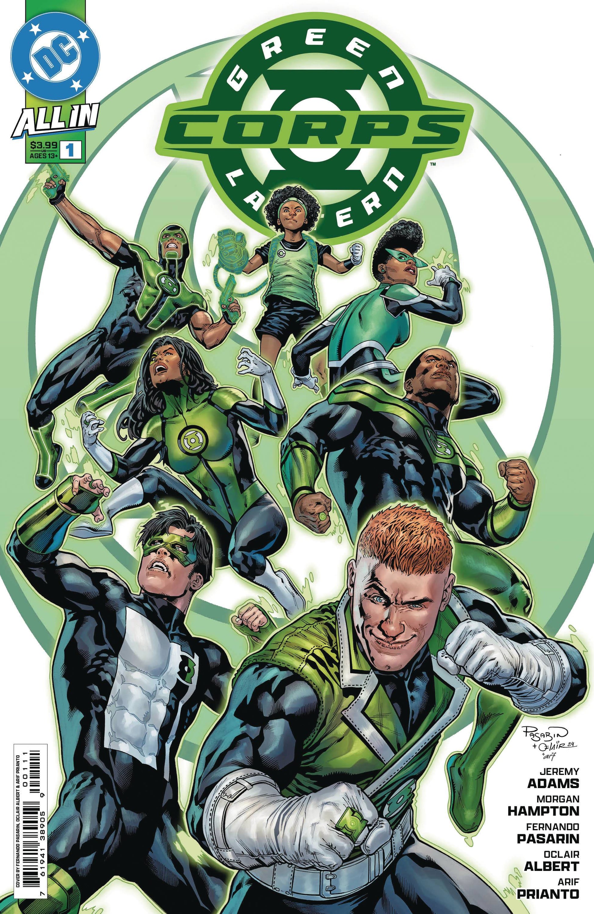 DC COMICS GREEN LANTERN CORPS #1
