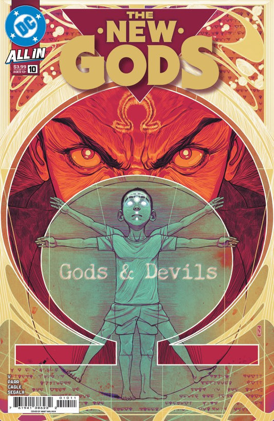 DC COMICS NEW GODS #10
Comic book cover of 'The New Gods' with a central figure and title text.
