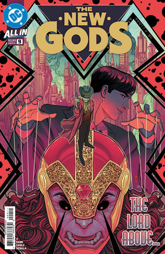 DC COMICS NEW GODS #9 (OF 12)
Comic book cover of 'The New Gods' with a character wearing a mask and intricate design.