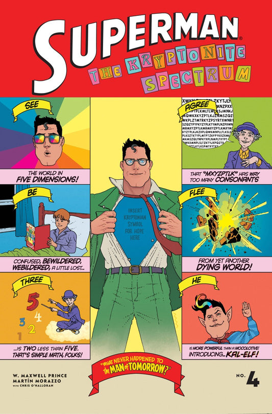DC COMICS SUPERMAN: THE KRYPTONITE SPECTRUM #4
Superman comic book cover with colorful panels and text