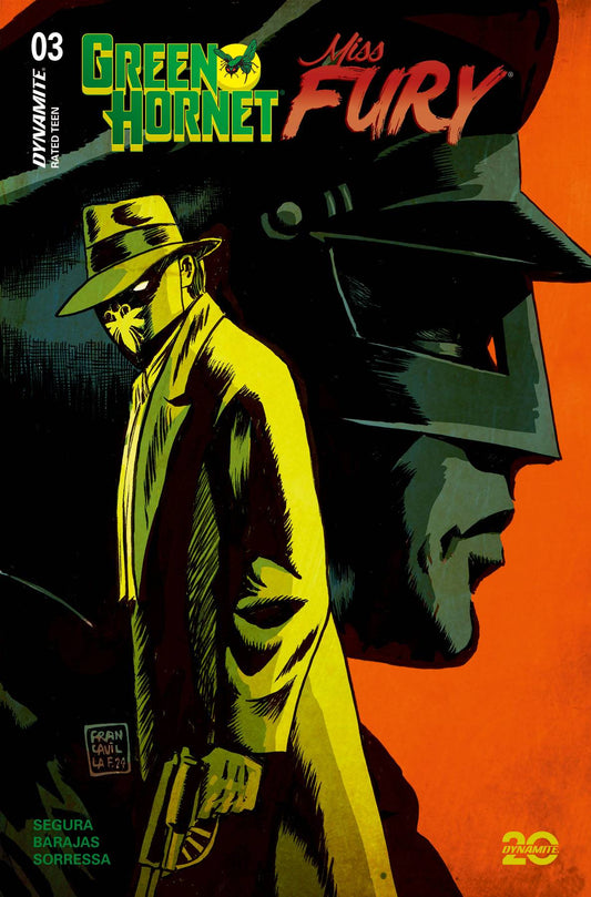 DYNAMITE COMICS GREEN HORNET MISS FURY #3