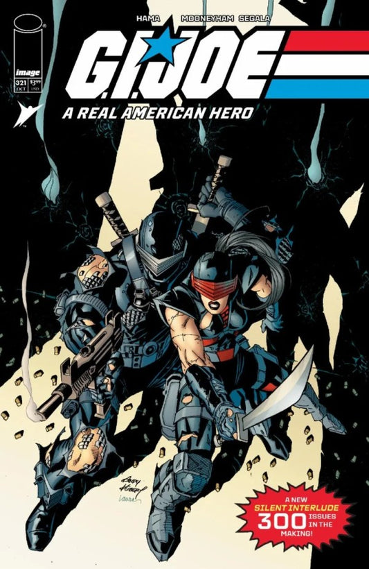 IMAGE COMICS G.I. JOE: A REAL AMERICAN HERO #321
G.I. Joe comic book cover with character in action pose