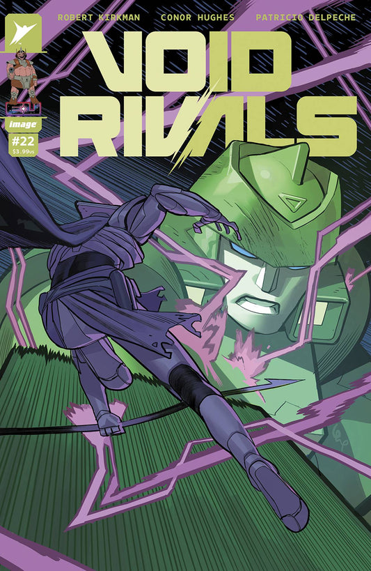 IMAGE COMICS VOID RIVALS #22
Comic book cover featuring two characters in a dynamic pose with the title 'Void Rivals'.