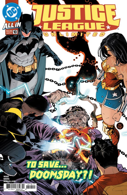 JUSTICE LEAGUE UNLIMITED #10
Comic book cover featuring Justice League Unlimited with characters in action poses.