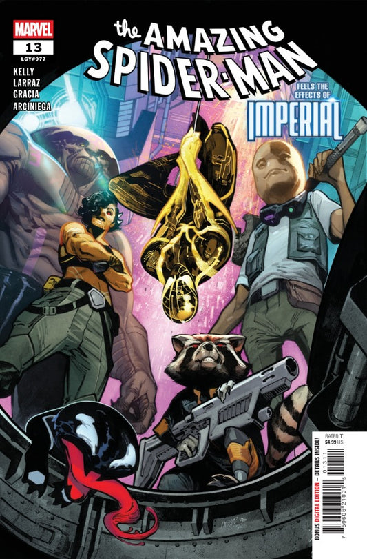 MARVEL COMICS AMAZING SPIDER-MAN #13
Comic book cover featuring 'The Amazing Spider-Man' with characters and a large insect-like creature.