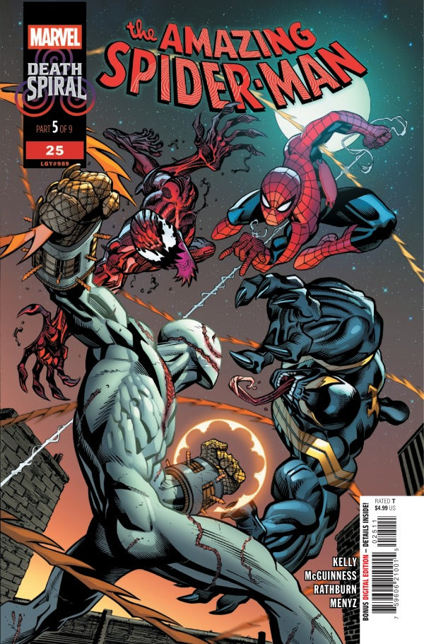 MARVEL COMICS AMAZING SPIDER-MAN #25
Comic book cover featuring Spider-Man and other characters with a dynamic layout.