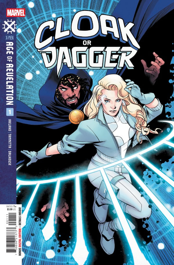 MARVEL COMICS CLOAK OR DAGGER #1
Comic book cover featuring Cloak and Dagger with Marvel logo