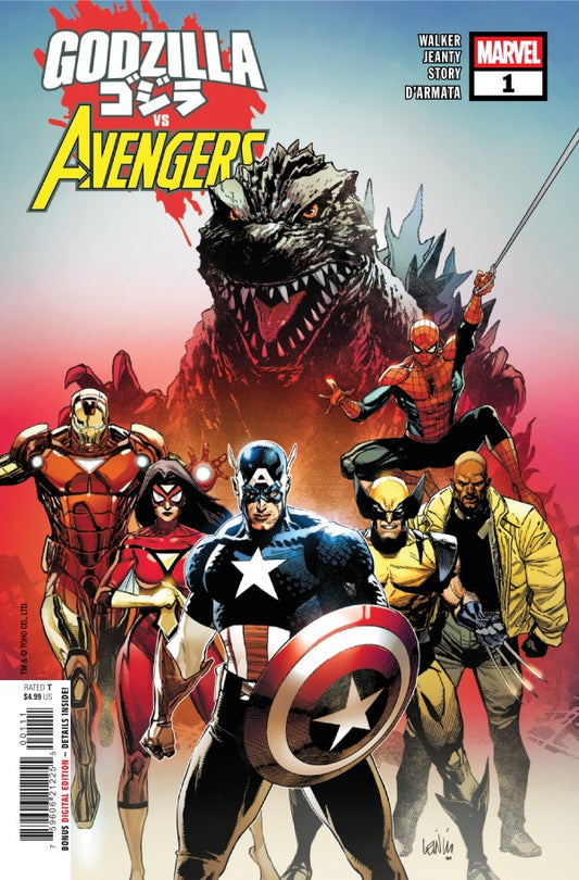 MARVEL COMICS GODZILLA VS AVENGERS #1
