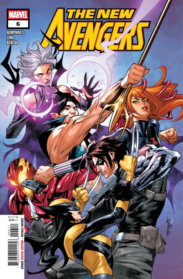 MARVEL COMICS NEW AVENGERS #6
Comic book cover of 'The New Avengers' featuring superhero characters in action.