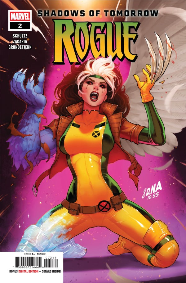 MARVEL COMICS ROGUE #2
Comic book cover featuring a superhero in a dynamic pose with colorful background
