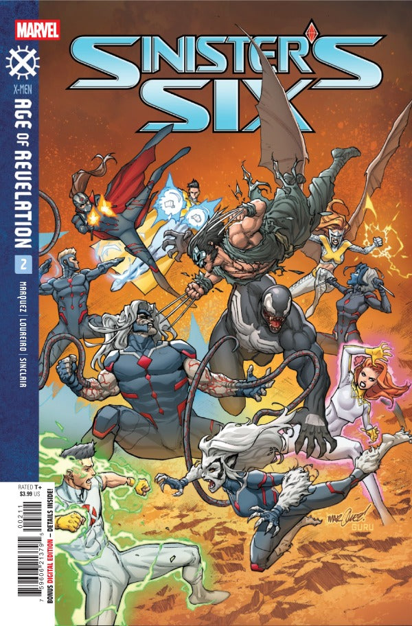MARVEL COMICS SINISTER'S SIX #2
Comic book cover featuring the Sinister Six with Marvel logo