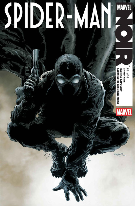 MARVEL COMICS SPIDER-MAN NOIR #1 FACSIMILE EDITION 2026
Comic book cover featuring a dark Spider-Man character with the title 'Spider-Man Noir' and Marvel logo.
