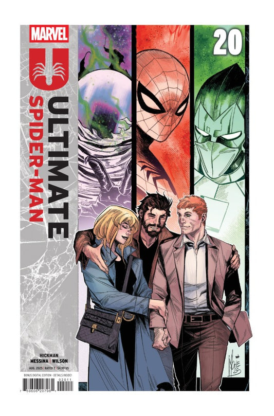 MARVEL COMICS ULTIMATE SPIDER-MAN #20
Comic book cover featuring characters from 'Ultimate Spider-Man' with Marvel logo.