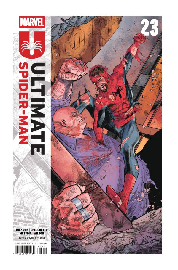 MARVEL COMICS ULTIMATE SPIDER-MAN #23
Comic book cover featuring 'Ultimate Spider-Man' with a superhero in action pose.