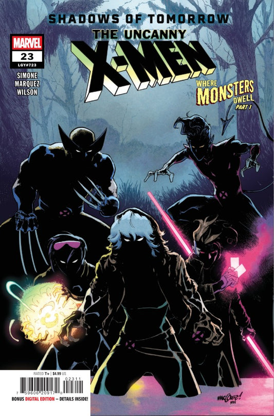 MARVEL COMICS UNCANNY X-MEN #23
Comic book cover featuring X-Men characters with superhero poses against a dark background.