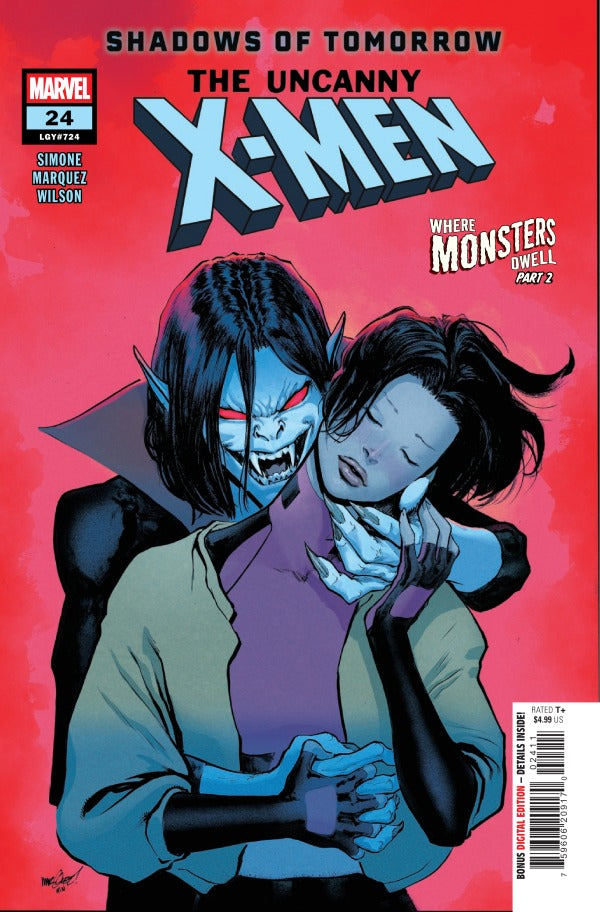 MARVEL COMICS X-MEN #24
Comic book cover featuring X-Men with a red background