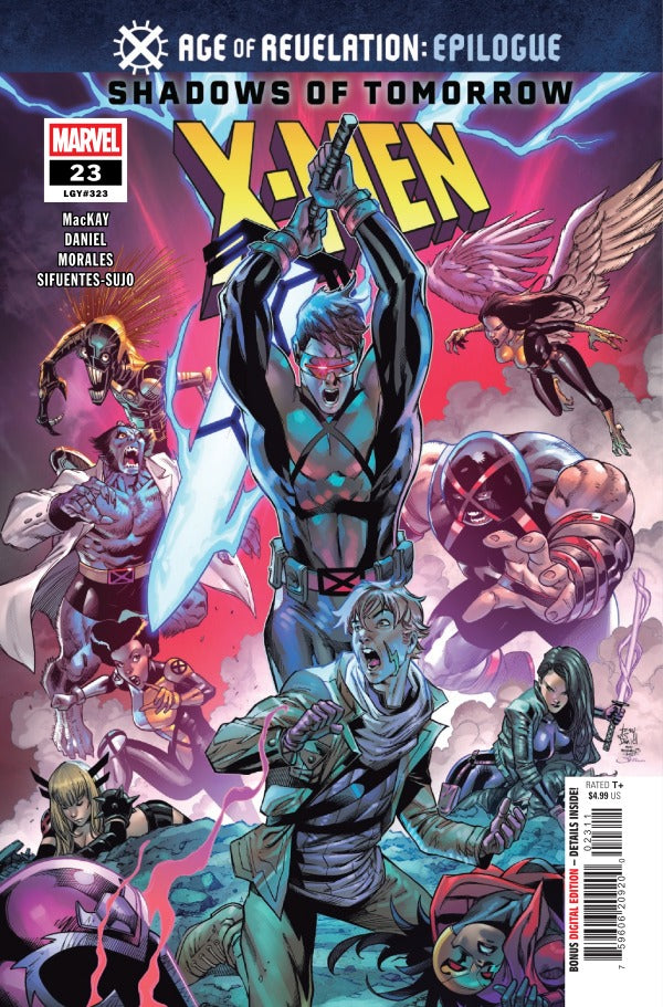 MARVEL COMICS X-MEN #23
Comic book cover featuring X-Men with a colorful background