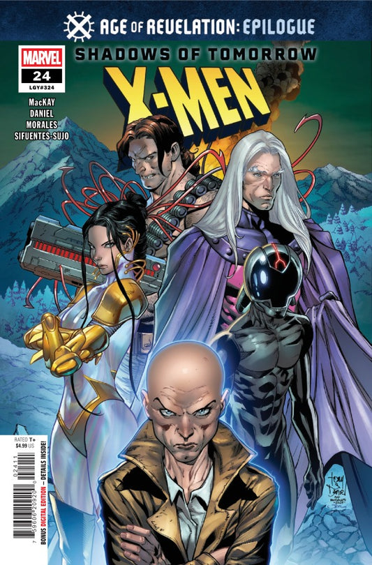 MARVEL COMICS X-MEN #24
Comic book cover featuring X-Men characters with a mountainous background
