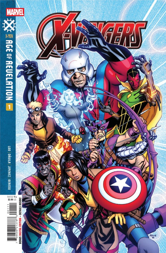 MARVEL COMICS X-VENGERS #1
Comic book cover featuring X-Men with Marvel logo
