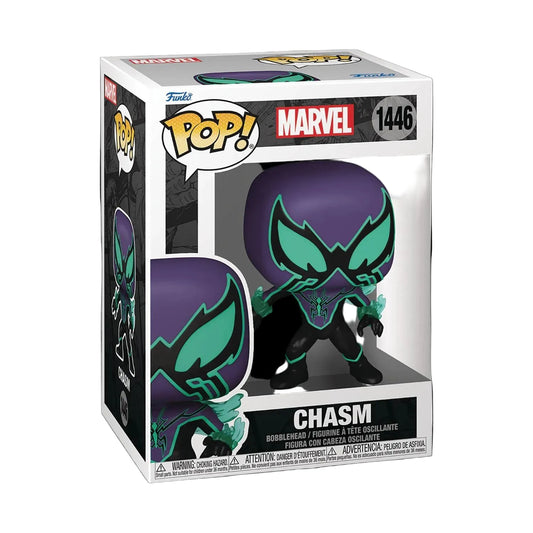 Funko Pop! Marvel Chasm figure packaging on a white background