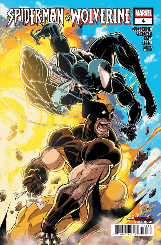 SPIDER-MAN & WOLVERINE #4
Comic book cover featuring Spider-Man and Wolverine in action