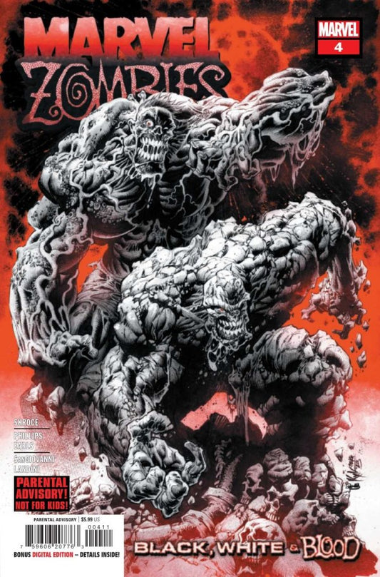 MARVEL ZOMBIES BLACK WHITE BLOOD #4